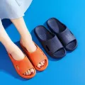 【WEJA】Summer Unisex Slippers Women Solid Color Eva Indoor Bath Thick Platform Men Anti Slip Soft Home Flip Flops Comfort Beach Sandals. 