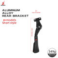 Adjustable Bicycle Kickstand Aluminium Alloy MTB/Snow/Folding Bike/Electric Vehicle Bicycle for 20-29in Rear/Side Foot Support. 