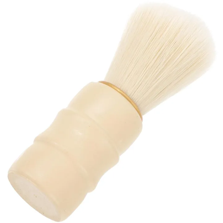 WHITE CLOUD Shaving Brush Wooden Handle Barber Salon Neck Shaver Saloon Shave Brush