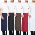Chef Apron Back Kitchen Chef Apron Half Body Men's Hotel Restaurant Restaurant Kitchen Work Wear Short Work Clothes Thick Apron. 