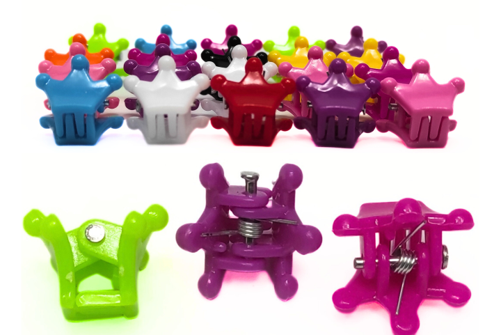 20pc%20Mini%20Claw%20Mixed%20Colours%201cm%20Small%20Plastic%20Hair%20Claws%20Hair%20Clips,Hair%20Clamps%20-%20Image%202