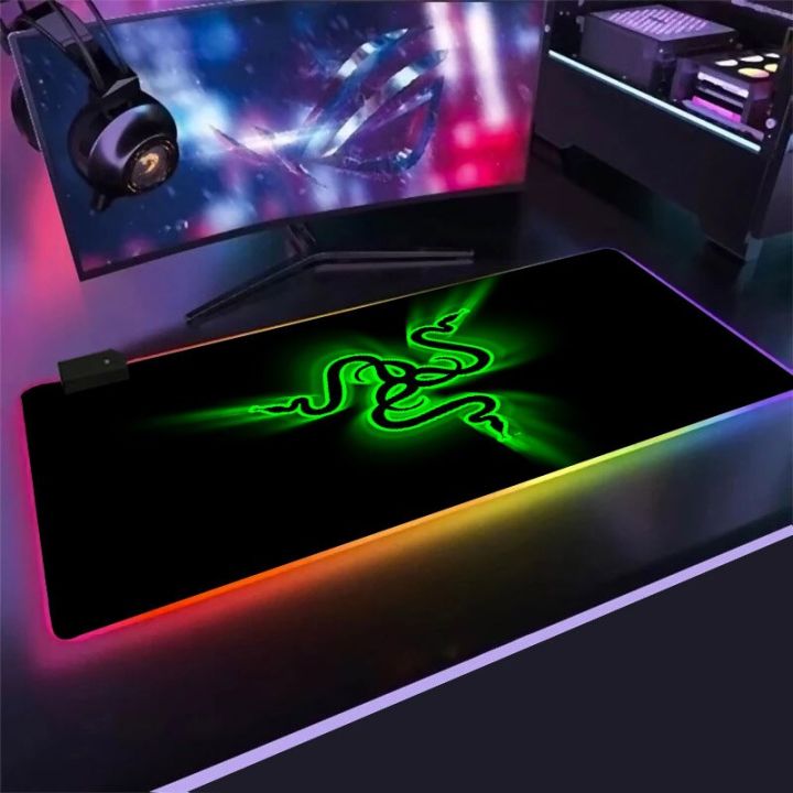 Rubber%20Accessories%20Backlit%20Razer%20Mouse%20Rgb%20Pad%20Mat%20With%20Mousepad%20900X400%20Gaming%20Carpet%20Computer%20Gamer%20Desk%20Large%20Play(Rgb%20Razer18_35X60)%20-%20Image%204