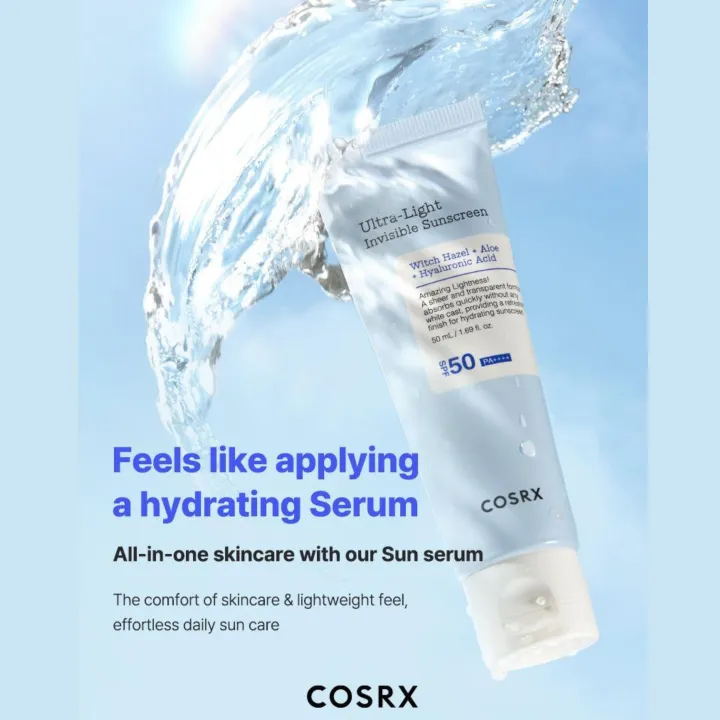 COSRX%20Ultra-Light%20Invisible%20Sunscreen%20SPF50%20PA++++%2050mL%20-%20Image%203