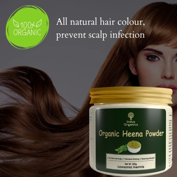 Heena/Henna%20Powder%20for%20Hair%20250%20gm%20%7C%20Mehndi%20%7C%20Fights%20Premature%20Greying%20&%20Long%20Lasting%20Henna%20%7C%20Natural%20Hair%20Dye%20-%20Image%205