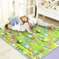 Baby play mat Waterproof Extra Large (5*6Feet) Crawl Floor Mat Double Side Big Soft Mattress for Kids Picnic School Home Large Size. 