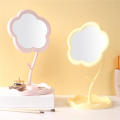 High-Definition Makeup Mirror Reflective Sunflower Shaped Desktop Dressing Mirror Cute Detachable Sunflower Mirror for Home Decor  Image Versatile Space Saving Gift-Ready Vanity Accessory Bedroom. 