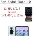 Front Rear Camera For Redmi Note 10 M2101k7ai M2101k7ag Back Wide Macro Depth Main Camera Module Flex Cable. 
