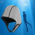 2mm Neoprene Wetsuit Hood Diving Hood Cap Dive Cap Surfing Cap Wetsuit Thermal Hood for Light Grey. 