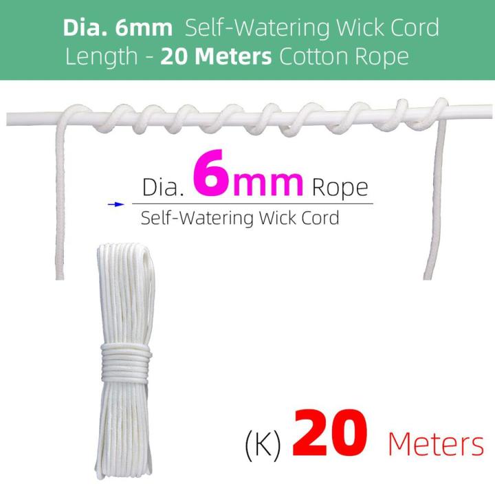 Aluminum Plant Watering Straw with Cotton Rope