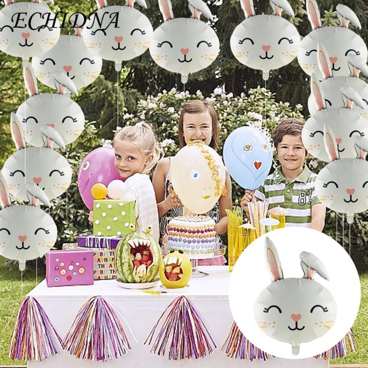 ECHIDNA Rabbit Balloon Attractive Rabbit Shape Foil Balloon Kids ...