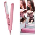 Compact Hair Straightener Professional Hair Tool Smoothing Corrugated Travel Straightening Irons Flat Irons For Hair SMT. 