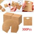 300 Pieces Earring Display Cards, Earring Card Holder, Jewelry Supplies, with 6 Holes Earring Studs Cards Show Boutique Display Store. 