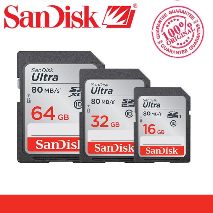 Genuine%20San%20disk%20Camera%20Memory%20Card%2016%20/%2032/%2064GB%20SDHC%20Class%2010%20-%20Image%203