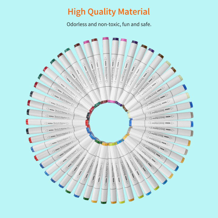 30/40/60/80%20Colors%20Alcohol%20Markers%20Set%20Double%20Tipped%20Colored%20Pens%20Fine%20Point%20Art%20Markers%20Packed%20in%20Cloth%20Bag%20for%20Kids%20Adult%20Coloring%20Drawing%20Illustrations%20Artist%20Sketching%20-%20Image%203