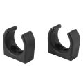 2 Pcs Nylon Ladder Clip Boat Hook Clip for Size 1-1/4Inch Diameter Per Set UV Marine Accessories Yacht Boat,Black. 