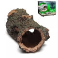 New Arrival Aquarium Ornament Hollow Hole Log Tree Tunnel Cave Fish Tank Decor Lonni. 