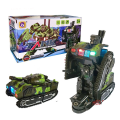 Transforming warrior robot tank. 