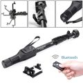 Yunteng YT 1288 Bluetooth Selfie Stick Self Picture Monopod Black, With Remote. 