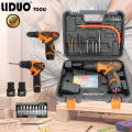 Liduo 12v Cordless Drill with 78 pcs Bit Sets. 