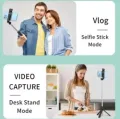 360° Rotating Selfie Stick Tripod Mount, and Wireless Operation - Plastic Selfie Stick for Group Photos, Travel, and Events, Selfie Stick for Phone, Event Photography, Sleek Design, Durable Construction HF. 
