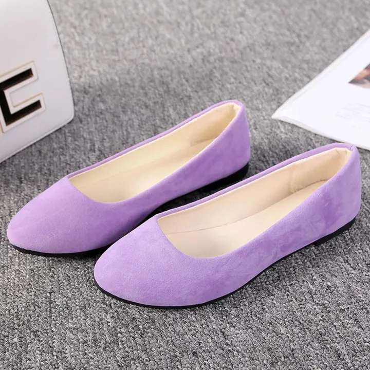 %E3%80%90ALLGOOD%E3%80%91Women%20Girls%20Solid%20Big%20Size%20Slip%20On%20Flat%20Shallow%20Comfort%20Casual%20Single%20Shoes%20Running%20shoes%20-%20Image%205
