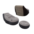 Intex Inflatable Sofa With Footrest Inflatable Chair Flocked (68564). 