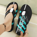 2024 Summer Flip-Flops Fashion Casual All-Matching Outer Wear Home Beach Non-Slip Platform Trendy Classic Sandals. 