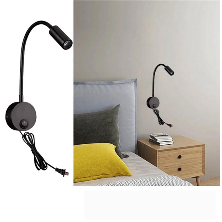 Wall-Mounted%20Reading%20Lamp%20Wall%20Lamp%20Hose%20Bedside%20Lamp%20Minimalist%20Style%20(Black%20US%20Plug)%20-%20Image%204