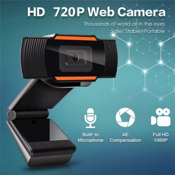 Webcam 720p HD Web Camera, Webcam 480P/720P USB PC Camera