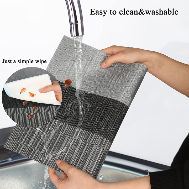Dining%20Table%20Place%20Mats,%206%20Pieces%20Heat%20Resistant%20Place%20Mats%20Pvc%20Non-Slip%20Placemats%20for%20Families,%20Restaurants,%20Hotels,%20Business%20Offices,%20Festive%20Parties,%20Dinners,%20Anniversaries,%2045x30cm%20-%20Image%206