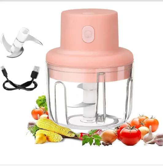 Food Processor R250 250 ML Wireless Food Processor Machine for Kitchen Mini Electric ...