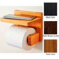 Wooden Paper Roll Holder / Wall Mount Paper Towel Holder / Waterproof Paper Roll Holder / Toilet Paper Roll Holder. 