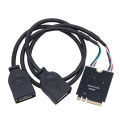 MINI PCI-E To Dual-Port USB2.0 Adapter Card PCI-E M.2 Expansion Card For Laptop Motherboard MINI PCIE Interface. 
