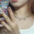 Fashionable Y2K Necklaces Double-layer Collarbone Chain Personalized Fashion Jewelry Y2K Fashion Necklace Sophisticated Necklaces. 