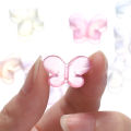 St. kunkka 15 * 20mm 20pcs Acrylic Transparent Fine Glitter Butterfly Beads Beads For DIY Necklace Bracelet Making. 