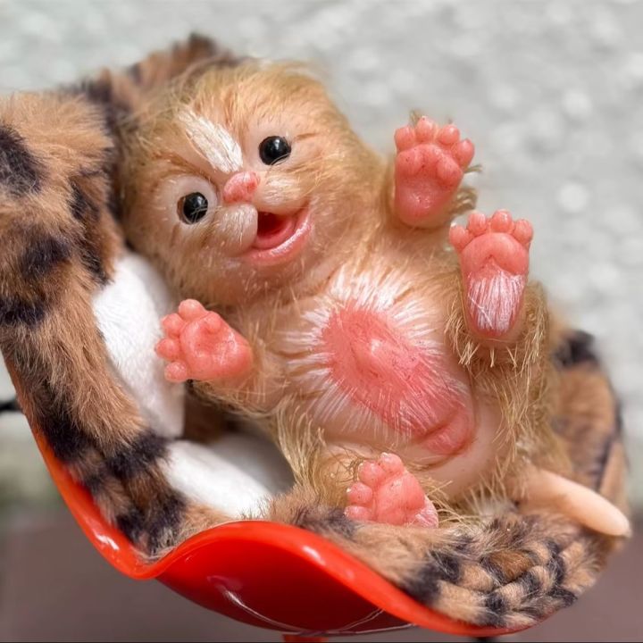 6Inch%20Mini%20Adorable%20Cat%20Reborn%20Doll%20Painted%20Whole%20Solid%20Silicone%20Lifelike%20Reborn%20Baby%20Dolls%20Toys%20For%20Kid's%20Gift%20Beb%C3%AA%20Reborn%20-%20Image%203