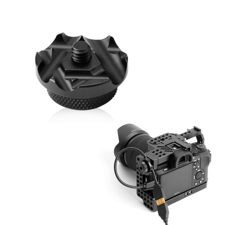 Camera%20Arca%20Tether%20Cable%20Clamp%20Block%20Plate%20for%20Arca%20Tethering%20Psimple%20ort%20Lock%20Protector%20for%20DSLR%20Tripod%20Ball%20Head%20Tethered%20Tools%20Kits%20-%20Image%206
