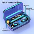 TWS F9 Wireless Earbuds F9-5C True Wireless Bluetooth Earbuds With Charging Display Indicator In Ear Wireless Earbuds. 