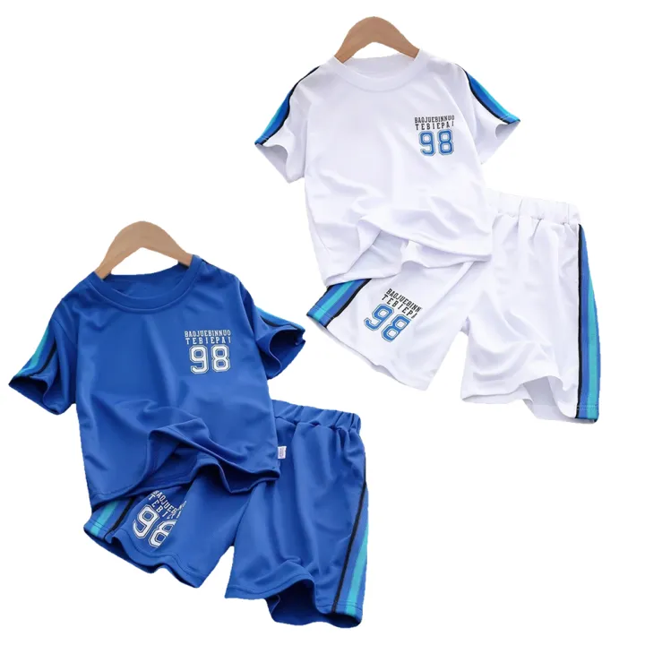 Yfashion%202pcs%20Boys%20Short%20Sleeves%20T-shirt%20Set%20Casual%20Quick-drying%20Tops%20Shorts%20Sportswear%20Training%20Suit%20For%204-10%20Years%20Old%20Kids%20-%20Image%206