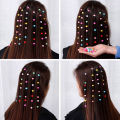 80 PCS Baby Girls Cute Candy Colors Plastic Hairpins Mini Hair Claw Clips Hair Braids Maker Beads Headwear Hair Accessories. 