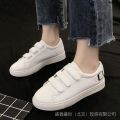 Spring and Autumn Black Student Comfortable Women's Break Sneaker Stickers All Women's Magic Leather Surface Korean Style Shoes Sneakers Lazy Leisure Shoes ﹃. 