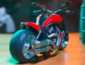 Ming Ying MY66-M1215 1:12 Scale Die-Cast Motorcycle Toy  Alloy Pull Back Motorbike With Music and LED Lights. 