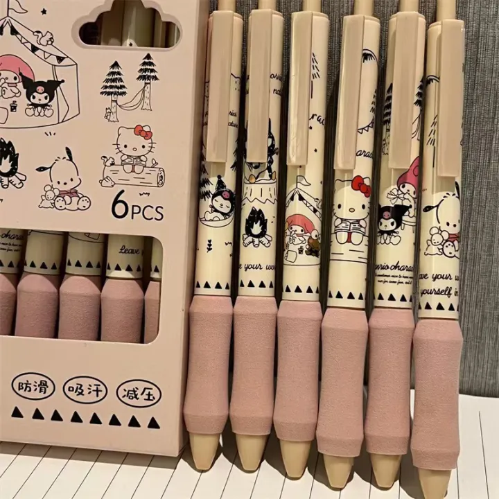 6Pcs%20Fashion%20Cute%20Gel%20Pens%20Black%20Ink%20Press%20Pen%20Kawaii%20Stationery%20Aesthetic%20Stationery%20Cartoon%20Anime%20Ballpoint%20Pen%20Student%20Gifts%20-%20Image%204