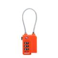 Suitcase Luggage Coded Lock Cupboard Cabinet Locker Padlock 3 Digit Password Lock Steel Wire Security Lock. 