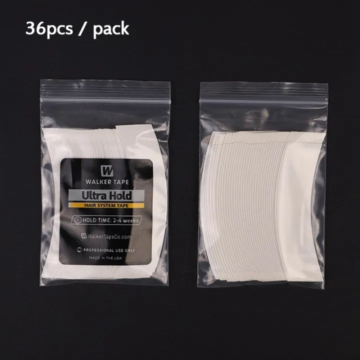 108Pcs/Lot Fixed Hair Wig Tape Strips Super Strong Adhesive Double Tape Waterproof for Toupee Lace Wig Adhesive