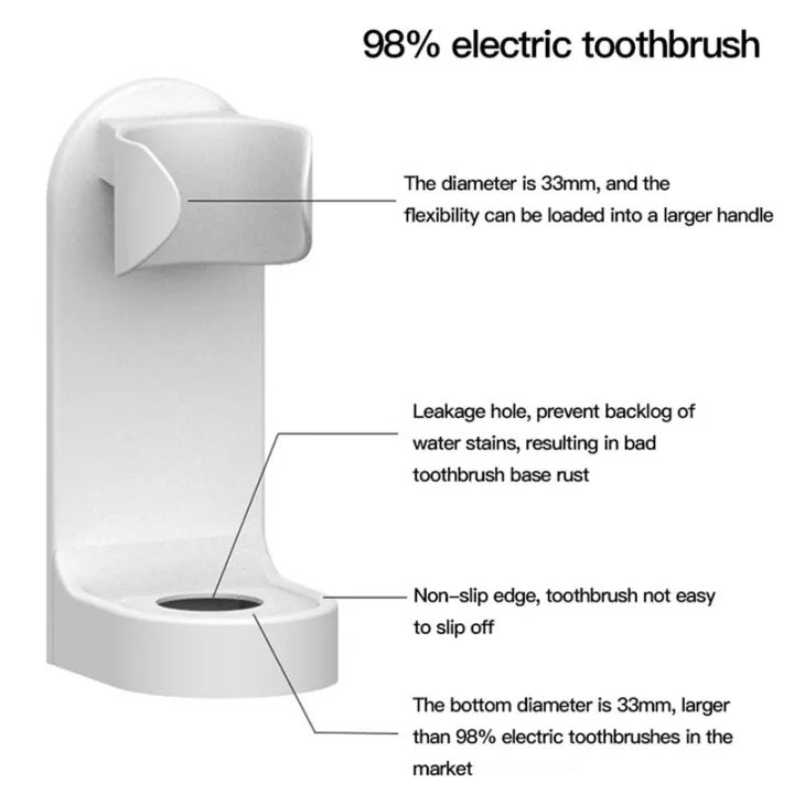 toothbrush%20holder%20Toothbrush%20Stand%20Electric%20Wall-Mounted%20Holder%20Base%20Rack%20Organizer%20Traceless%20Space%20Saving%20Adults%20T%20et%20Bathroom%20Accessories%20ToolInspection%20Tools%20-%20Image%204