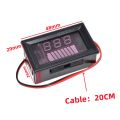 High Precision Digital Display LED Car Battery Charge Level Indicator Lithium Battery Capacity Meter 12V 24V 36V 48V 60V 72V Battery Tester. 