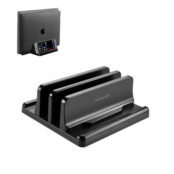 HXSJ%20Plastic%20Vertical%20Laptop%20Stand%20Holder%20Adjustable%20Desktop%20Notebook%20Dock%20Space-Saving%203%20In%201%20-%20Image%206