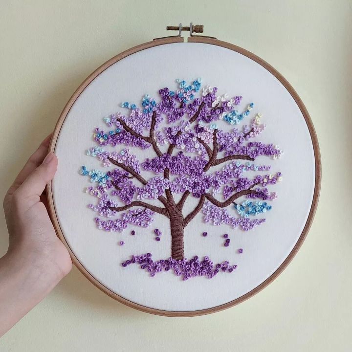 Tree%20Wall%20Hnging%20Embroidery%20Hoop%20Art%20Hand%20Embroidery%20Finished%20Art%20Customized%20Housewarming%20Gift%20Idea%20Landscape%20Modern%20Decor%20Wall%20Hanging%20-%20Image%206
