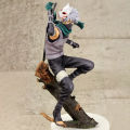 Naruto 22cm Kakashi Action Figure Miniature Model Decor Display Mold Boy Gift Mini - Figures. 